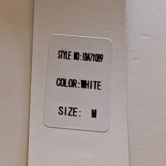 INA Anna-Rose dress Sz M white color LACE UPPER (front + back) SHEER SLEEVES NWT - Picture 13 of 16